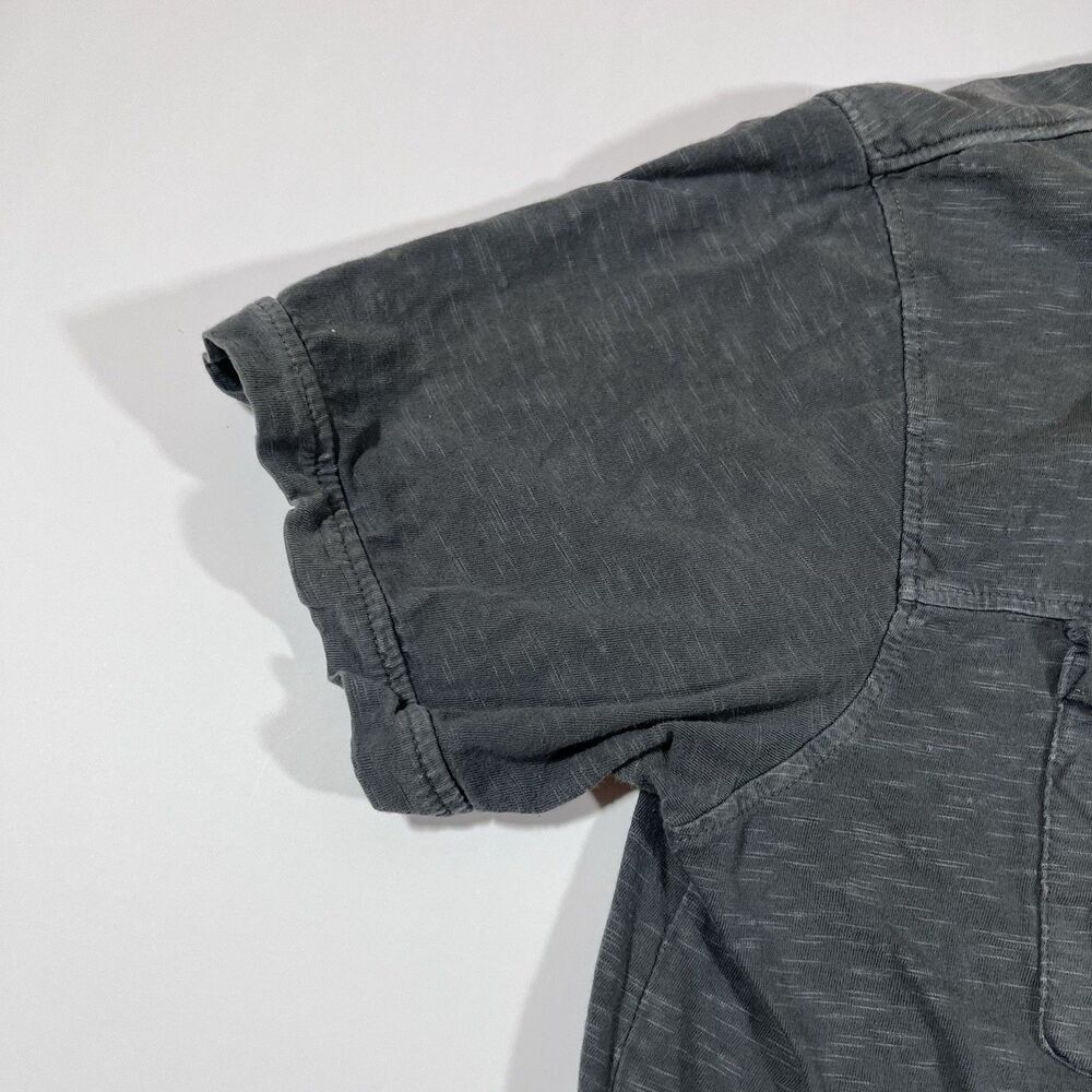 PrAna Breathe Short Sleeve Button Down Shirt Outdoor Hiking Men's Large FLAWED - Picture 7 of 13